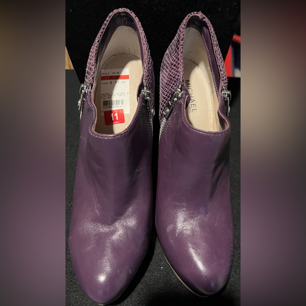 Michael Kors leather ankle boots